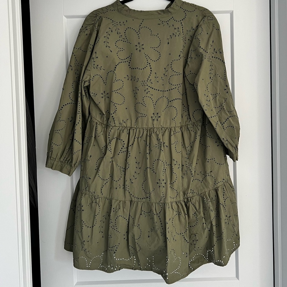 Zara Openwork Embroidered Mini Dress - Picture 4 of 5